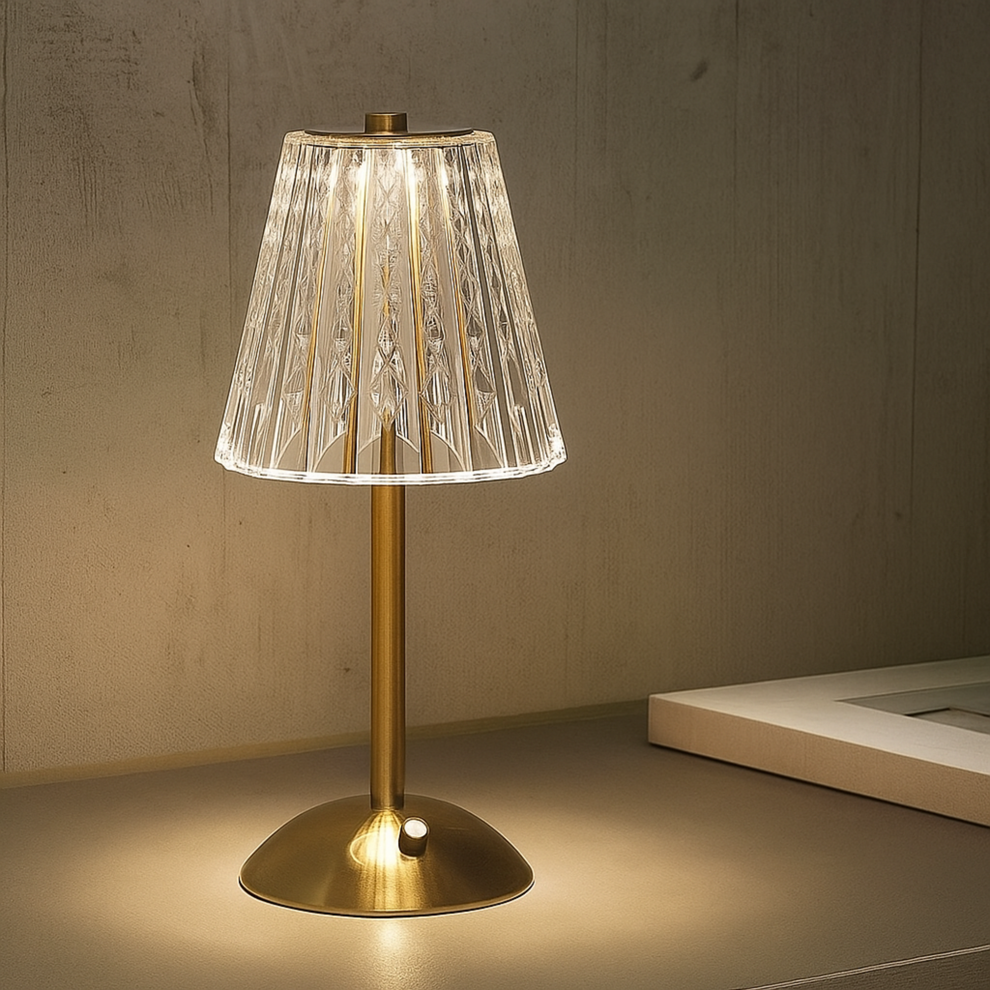 La lampe de Table Cristal - Éclairez vos dîners avec élégance